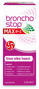 Bronchostop Max 8-in-1 Hoestdrank 120ML 