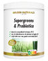 Golden Naturals Supergreens & Probiotica Poeder 300GR 