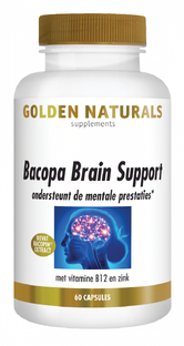 Golden Naturals Bacopa Brain Support Capsules 60CP 