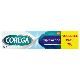 Corega Triple Action Kleefcrème Voordeel Pack 70GR 