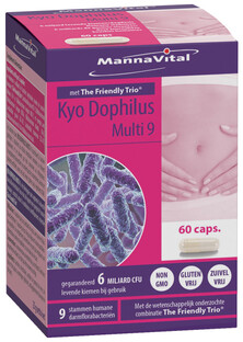 MannaVital Kyo Dophilus Multi 9 Capsules 60CP 