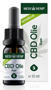 MediHemp CBD Olie Raw 5% 10ML 