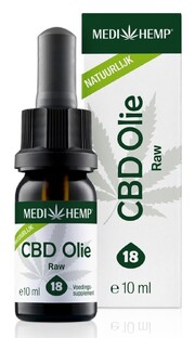 MediHemp CBD Olie Raw 18% 10ML 