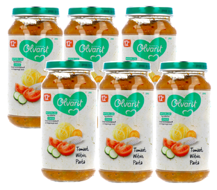 Olvarit 12+m Tomaat Witvis Pasta 250GR 