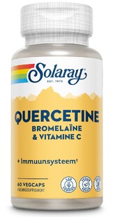 Solaray Quercetine Bromelaïne & Vitamine C Capsules 60CP 