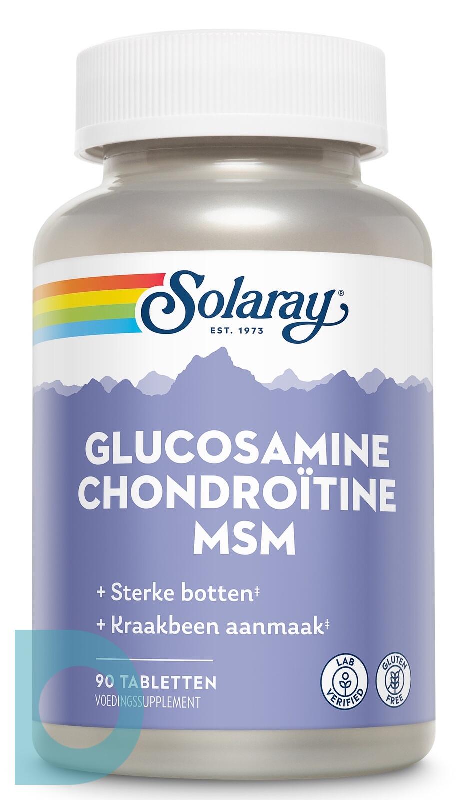 Plenaire sessie resterend Doordringen Solaray Glucosamine, Chondroïtine & MSM Tabletten kopen bij De Online  Drogist