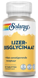 Solaray IJzerbisglycinaat Tabletten 60TB 