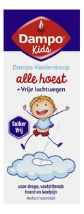 Dampo Kind Kindersiroop Alle Hoest + Vrije Luchtwegen 120ML 