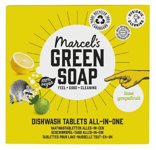 Marcels Green Soap Vaatwastabletten Grapefruit & Limoen 25TB