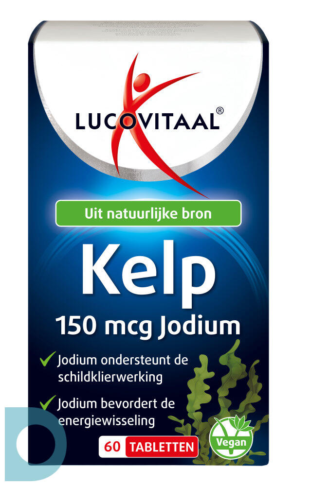 optillen Goed gevoel In zoomen Lucovitaal Pure Kelp Jodium Tabletten kopen bij De Online Drogist