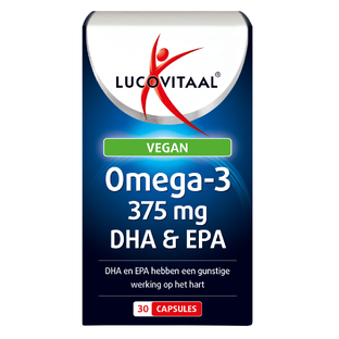 Lucovitaal Omega-3 Vegan 375mg DHA & EPA Capsules 30CP 