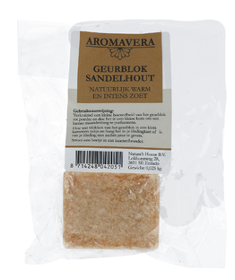 Aroma Vera Geurblok Sandelwood 30GR 