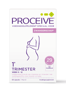 Proceive Zwangerschap Trimester 1 Capsules 60CP 