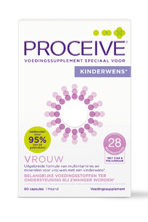 Proceive Kinderwens Vrouw Capsules 60CP 