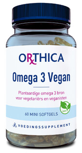 Orthica Omega-3 Vegan Softgels 60SG 