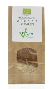 Vitiv Gemalen Witte Peper Bio 1KG 