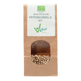 Vitiv Biologische Peperkorrels Wit 40GR 