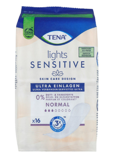 TENA Lights Pads Sensitive Normal 16ST 