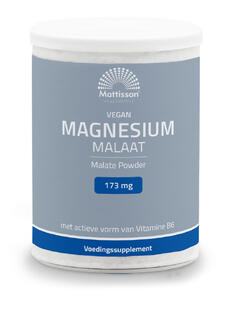 Uitsluiten Straat mate Vegan Magnesium Malaat 173mg Poeder kopen bij De Online Drogist