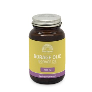 Mattisson HealthStyle Borage Olie 1000mg Capsules 60CP 