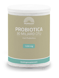 Mattisson HealthStyle Probiotica 30 Miljard CFU 1200mg Poeder 125GR 