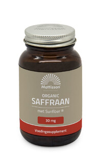 Mattisson HealthStyle Organic Saffraan 30mg 60VCP 