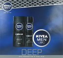 Nivea Men Deep Geschenkset - Showergel & Anti-Transpirant Spray & Crème 1ST