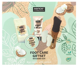 SenceBeauty Foot Care Coconut Geschenkset 1ST 