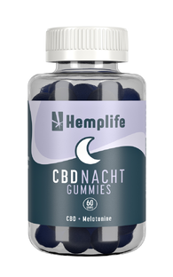 Hemplife CBD + Melatonine Nacht Gummies 60ST 