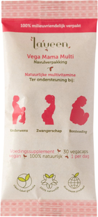 Laveen Vega Multi Mama Multivitamine Capsules Navulverpakking 30VCP 