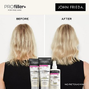 John Frieda PROfiller Plus Thickening Shampoo 250ML voor en na foto john frieda profiller plus