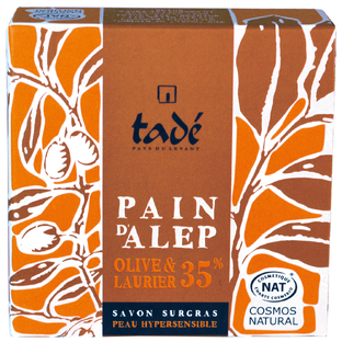 Tadé Pain D'Alep Olive & Laurier 35% Zeep 100GR 