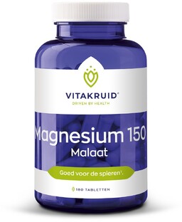 Vitakruid Magnesium 150 Malaat 180TB 