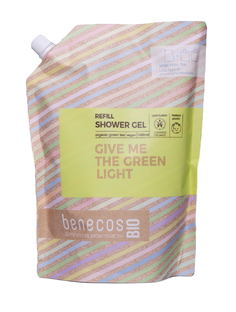 Benecos Green Tea Shower Gel Navulverpakking 1LT 