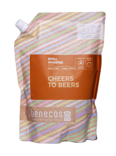 Benecos Beer Unisex Shampoo Navulverpakking 1LT 