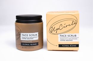 UpCircle Coffee Face Scrub - Floral Blend For Sensitive Skin 100ML 