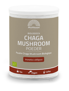 Mattisson HealthStyle Mattisson Biologisch Chaga Mushroom Poeder 100GR 