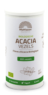 Mattisson HealthStyle Mattisson Biologische Acacia Vezels - 83% Vezels 200GR 