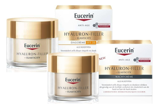 Eucerin Hyaluron-Filler Huidverzorgingsset - Elasticity Dagcrème SPF30 en Nachtcrème - 2 Stuks 