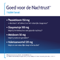 Shiepz Slow Release Nachtrust 8 Uur Tabletten 30TB samenstelling