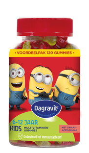 Dagravit Kids-Xtra Vitaminions Multivitaminen 6-12 jaar Voordeelverpakking 120ST 