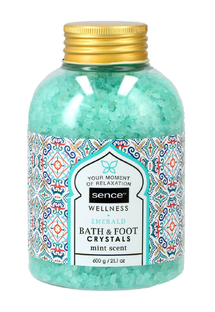 SenceBeauty Wellness Bath & Foot Crystals - Emerald 600GR 