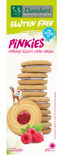 Damhert Gluten Free Pinkies Framboise 125GR 