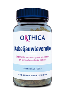 Orthica Kabeljauwleverolie Softgels 90SG 