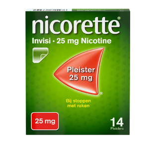 Nicorette Invisi 25 mg Nicotine Pleister 14ST 