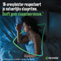 Nicorette Invisi 25 mg Nicotine Pleister 14ST Nicorette Invisi Patch Pleisters 25mg model ligt in bed