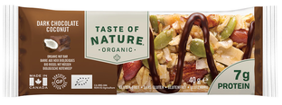 Taste of Nature Dark Chocolate Coconut Reep 40GR 