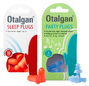 Otalgan Party Plugs Oordoppen Set - Sleep Plugs Oordopjes Voordeelpak en Party Plugs Oordopjes - 2 Stuks 