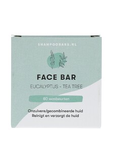 Shampoo Bars Facewash Bar Eucalyptus en Tea Tree 60GR 