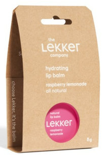 The Lekker Company Lekker Natural Raspberry Lemonade Lipbalsem 1ST 